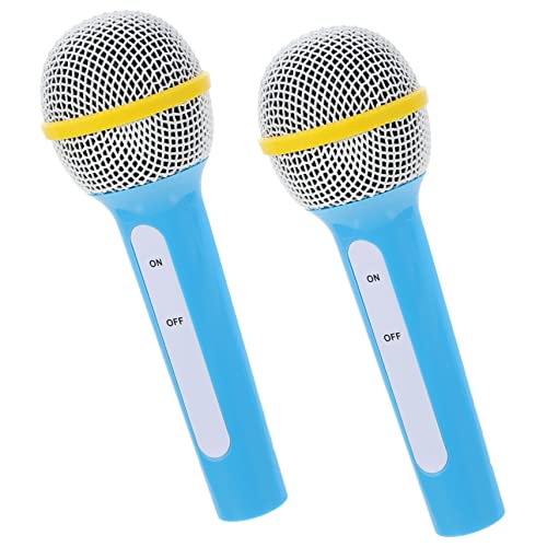 Milisten 2 Stück Simulationsmikrofonspielzeug vorgeben Kinderspielzeug für Karaoke Simulationsmikrofon Kindermikrofonmodell tragbares Mikrofon Plastik Milisten 2 Stück Simulationsmikrofonspielzeug vorgeben Kinderspielzeug für Karaoke Simulationsmikrofon Kindermikrofonmodell tragbares Mikrofon Plastik von Milisten