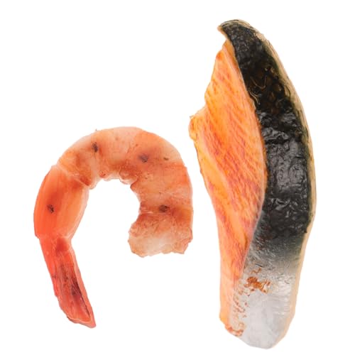 Milisten 2 Stück Simulierte Grillfischfilets Restaurantdekoration gefälschtes Lebensmittelmodell gefälschtes Essen als Dekoration Simulation Garnelen Grill vorgeben PVC Milisten 2 Stück Simulierte Grillfischfilets Restaurantdekoration gefälschtes Lebensmittelmodell gefälschtes Essen als Dekoration Simulation Garnelen Grill vorgeben PVC von Milisten