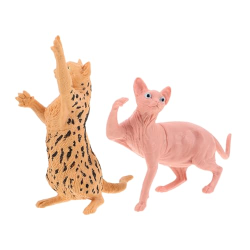 Milisten 2 Stück Simulierte haarlose Katzenspielzeuge Modellkatze Tiermodell Harzkatze -Figur Katzenstatuen-Ornamente realistische Simulationskatze kleine Katzenfiguren Katzenmodell Plastik Milisten 2 Stück Simulierte haarlose Katzenspielzeuge Modellkatze Tiermodell Harzkatze -Figur Katzenstatuen-Ornamente realistische Simulationskatze kleine Katzenfiguren Katzenmodell Plastik von Milisten