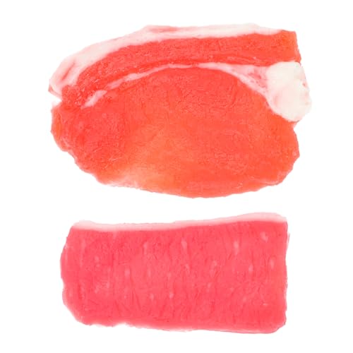 Milisten 2 Stück Simuliertes Fleischwürfelmodell Simulations-lebensmittelmodell-Requisiten Gefälschtes Essen Zur Präsentation Falsches Fleisch Lebensechtes Kunstfleischmodell PVC Rot Milisten 2 Stück Simuliertes Fleischwürfelmodell Simulations-lebensmittelmodell-Requisiten Gefälschtes Essen Zur Präsentation Falsches Fleisch Lebensechtes Kunstfleischmodell PVC Rot von Milisten