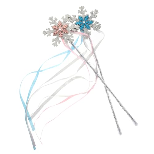 Milisten 2 Stück Snowflake Fairy Wands Eiskönigin Design Cosplay Zubehör für Mädchen Winter Party Dekoration für Kostümpartys und Weihnachtsfeiern Milisten 2 Stück Snowflake Fairy Wands Eiskönigin Design Cosplay Zubehör für Mädchen Winter Party Dekoration für Kostümpartys und Weihnachtsfeiern von Milisten