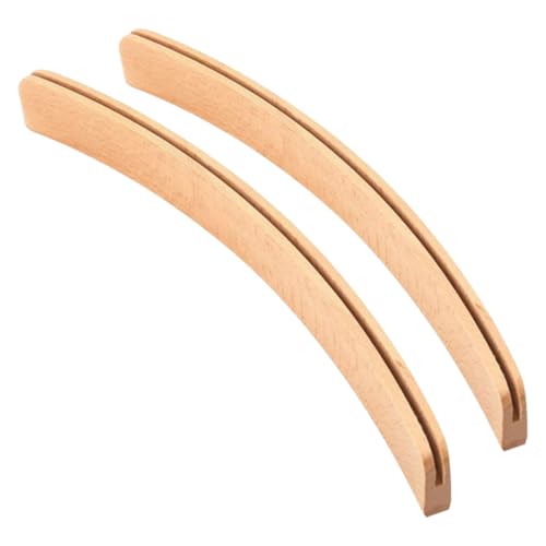 Milisten 2 Stück Spielkartenbasis Bingo -kartenhalterständer Karteninhaber Holzkartenhalter Kartenhalter Für Spielkarten Spielkartenhalter Kartenhalter Aus Holz Für Spielkarten Buche Beige von Milisten