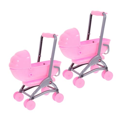 Milisten 2 Stück Spielzeugkinderwagen Für Vorgeben Babypuppe Babyspielzeug Kinderwagen Puppenhaus-Kinderwagen Puppensachen Kinderwagen Für 3-jährige Mädchen Rosa Abs Milisten 2 Stück Spielzeugkinderwagen Für Vorgeben Babypuppe Babyspielzeug Kinderwagen Puppenhaus-Kinderwagen Puppensachen Kinderwagen Für 3-jährige Mädchen Rosa Abs von Milisten