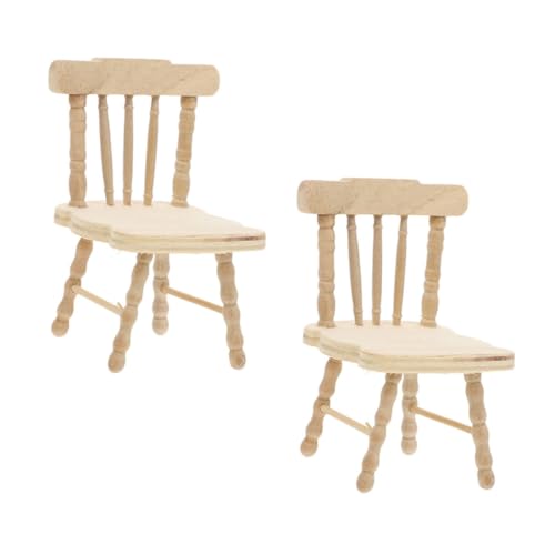Milisten 2 Stück Stuhlform für kinderspielzeug Children Toys Desktop-Dekoration House Decoration Mini-Hausdekoration Miniaturmöbel Mini-Raumdekoration hölzern Light Brown Milisten 2 Stück Stuhlform für kinderspielzeug Children Toys Desktop-Dekoration House Decoration Mini-Hausdekoration Miniaturmöbel Mini-Raumdekoration hölzern Light Brown von Milisten