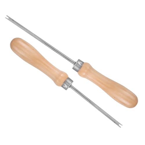 Milisten 2 Stück Tamponwerkzeuge Baumwollpuppen-Werkzeug DIY-Werkzeuge Aus Ausgestopfter Baumwolle Puppenfüllmaschine Spielzeugfüllung Nähenvorräte Füllwerkzeug Awl Nähen Awl -Tool Hölzern von Milisten