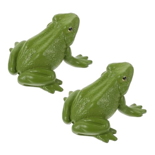 Milisten 2 Stück Teiliges Froschspielzeug aus Strapazierfähigem Realistische Dekofiguren Langlebige und Farbechte Tiermodelle und Lernspielzeug Milisten 2 Stück Teiliges Froschspielzeug aus Strapazierfähigem Realistische Dekofiguren Langlebige und Farbechte Tiermodelle und Lernspielzeug von Milisten