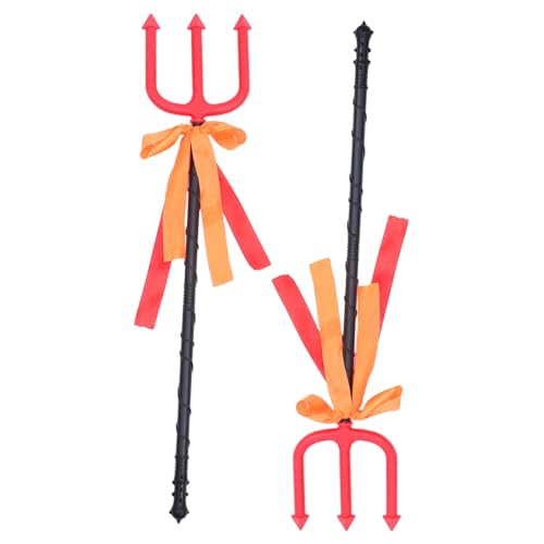 Milisten 2stücke Dreizackstab Aus Kunststoff Für Erwachsene Teufelsgabel Für Halloween-Cosplay Party-Requisiten Kostümzubehör Für Erwachsene Für Aufführungen Und Feste Milisten 2stücke Dreizackstab Aus Kunststoff Für Erwachsene Teufelsgabel Für Halloween-Cosplay Party-Requisiten Kostümzubehör Für Erwachsene Für Aufführungen Und Feste von Milisten