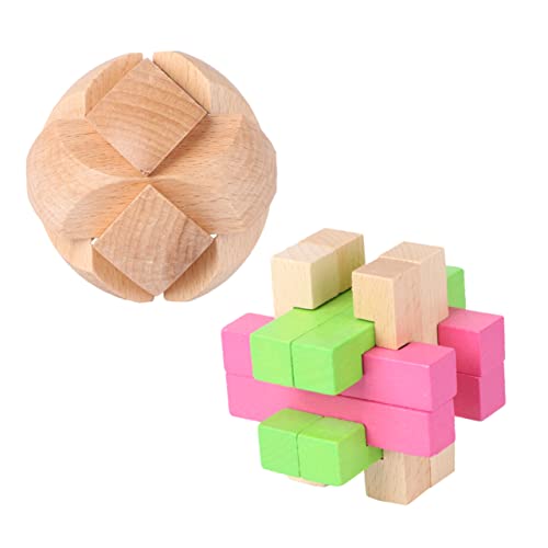 Milisten 2 Stück Teiliges Holz Luban Puzzle Kreatives für Intellektuelle Herausforderung Konzentration und Geschicklichkeit für Ganze Familie Milisten 2 Stück Teiliges Holz Luban Puzzle Kreatives für Intellektuelle Herausforderung Konzentration und Geschicklichkeit für Ganze Familie von Milisten