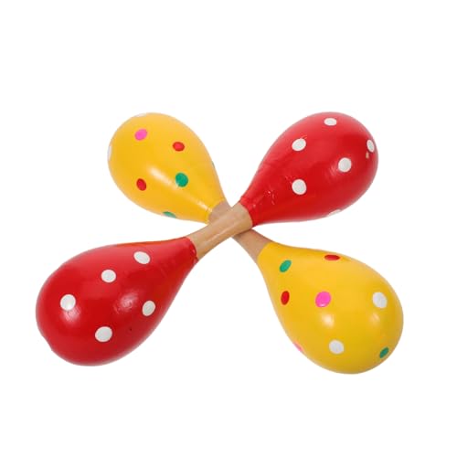 Milisten 2 Stück Teiliges Holz Maracas für Doppelseitig Leichte Hand Percussion Ergonomisch für Kleinkinder Nachhaltige Holzverarbeitung Bunte Rumba Rasseln für Rhythmus und Hörtraining Milisten 2 Stück Teiliges Holz Maracas für Doppelseitig Leichte Hand Percussion Ergonomisch für Kleinkinder Nachhaltige Holzverarbeitung Bunte Rumba Rasseln für Rhythmus und Hörtraining von Milisten