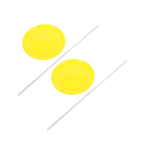 Milisten 2 Stück Teiliges Juggling Plates Set mit Leichtem Kunststoff Sticks für Präzise Balance und Circus Skill Training Geeignet für Erwachsene für Indoor und Outdoor Performance Milisten 2 Stück Teiliges Juggling Plates Set mit Leichtem Kunststoff Sticks für Präzise Balance und Circus Skill Training Geeignet für Erwachsene für Indoor und Outdoor Performance von Milisten