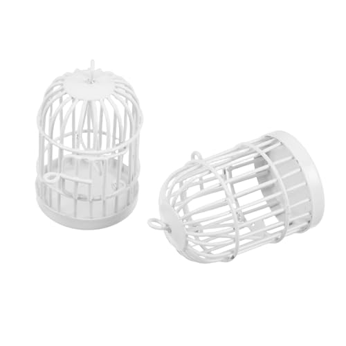 Milisten 2stücke Vogelkäfig Aus Metall Für Puppenhäuser Mikro Landschaftszubehör Tischdekorations-Ornament Mit Miniatur-Modellen Für Fee Garten Heimdekoration Milisten 2stücke Vogelkäfig Aus Metall Für Puppenhäuser Mikro Landschaftszubehör Tischdekorations-Ornament Mit Miniatur-Modellen Für Fee Garten Heimdekoration von Milisten