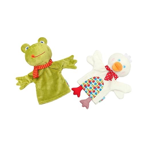 Milisten 2 Stück Teiliges Niedliche Handpuppen aus Hochwertigem Material für Eltern Junge Mädchen Interaktion und Fantasievolles Rollenspiel Kindlichen Vorstellungskraft von Milisten