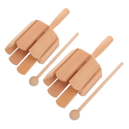 Milisten 2 Stück Teiliges Orff Instrument Holzspielzeug für Kleinkinder Stabiles Solides Holz Natürlicher Klang Rhythmus-Percussion für Montessori Musik Lernspielzeug mit Schlägel Milisten 2 Stück Teiliges Orff Instrument Holzspielzeug für Kleinkinder Stabiles Solides Holz Natürlicher Klang Rhythmus-Percussion für Montessori Musik Lernspielzeug mit Schlägel von Milisten