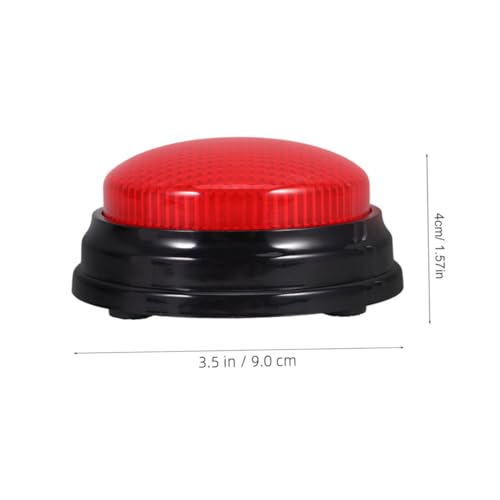 Milisten 2 Stück Teiliges Sound Button mit Licht Beleuchtete Party und Spielbuzzers für Interaktive Quizspiele mit Sieg und Alarmton für Partys Spiele und Unterhaltsame Wettbewerbe von Milisten