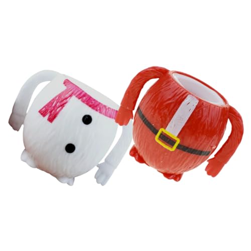 Milisten 2 Stück Teiliges Weihnachts Lustige Santa Claus Schneemann Figuren Stressabbauendes Elastisches Handspielzeug Nikolausgeschenk und Partybeigabe Milisten 2 Stück Teiliges Weihnachts Lustige Santa Claus Schneemann Figuren Stressabbauendes Elastisches Handspielzeug Nikolausgeschenk und Partybeigabe von Milisten