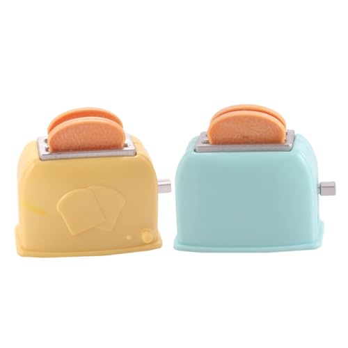 Milisten 2 Stück Toaster Model Mini Brotmaschine Mini-küchenszenendekor Mini-brotbackmaschine Miniatur-brotmaschine- Mini-brotmaschine-spielzeugmodell Küchenspielzeug PVC Milisten 2 Stück Toaster Model Mini Brotmaschine Mini-küchenszenendekor Mini-brotbackmaschine Miniatur-brotmaschine- Mini-brotmaschine-spielzeugmodell Küchenspielzeug PVC von Milisten