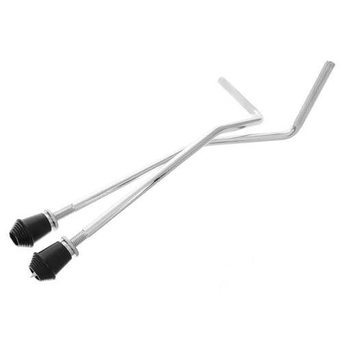Milisten 2 Stück Trommelbeinzubehör Beine professionell für Trommel Trommelklemmen-Hardware Bein der Bassdrum Trommelfußhalter Zubehör für Musikinstrumente Rostfreier Stahl Silber Milisten 2 Stück Trommelbeinzubehör Beine professionell für Trommel Trommelklemmen-Hardware Bein der Bassdrum Trommelfußhalter Zubehör für Musikinstrumente Rostfreier Stahl Silber von Milisten