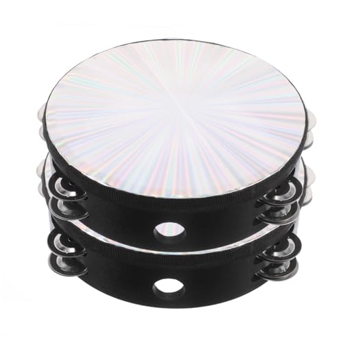 Milisten 2 Stück Trommelschlaginstrument Kindertrommelspielzeug Musikinstrument Tamburin Trommel Handheld -Tamburin Handspielzeug Hände Klatschen Tamburin Schöne Tamburine Holzringpolyester Milisten 2 Stück Trommelschlaginstrument Kindertrommelspielzeug Musikinstrument Tamburin Trommel Handheld -Tamburin Handspielzeug Hände Klatschen Tamburin Schöne Tamburine Holzringpolyester von Milisten