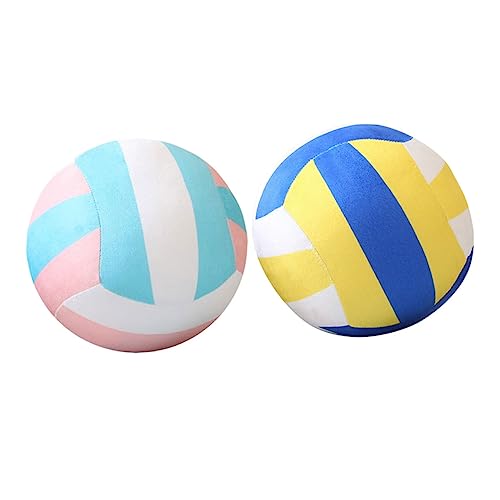 Milisten 2 Stück Volleyball-Plüschtier flauschig gefüllt spielsachen Volleyball -Zeug für Zimmer Sportsachen für Zimmer PP Baumwolle Milisten 2 Stück Volleyball-Plüschtier flauschig gefüllt spielsachen Volleyball -Zeug für Zimmer Sportsachen für Zimmer PP Baumwolle von Milisten