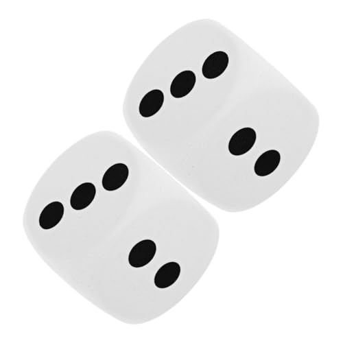 Milisten 2 Stück Würfel Mathematikunterrichtshilfe Trinkspiele Anzahl Partygeschenke Zahlenwürfel für Mathematik Mathe-Spiele Kinderparty Gefälligkeiten 6-seitiger Würfel Eva Weiß Milisten 2 Stück Würfel Mathematikunterrichtshilfe Trinkspiele Anzahl Partygeschenke Zahlenwürfel für Mathematik Mathe-Spiele Kinderparty Gefälligkeiten 6-seitiger Würfel Eva Weiß von Milisten