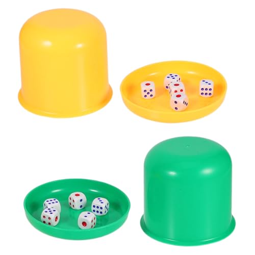 Milisten 2 Stück Würfelbecher Set Teilig mit Farbigen Würfeln Robuster Kunststoff Shaker Cup für Familien und Barspiele für Würfelspiele und Partyunterhaltung Zufällige Milisten 2 Stück Würfelbecher Set Teilig mit Farbigen Würfeln Robuster Kunststoff Shaker Cup für Familien und Barspiele für Würfelspiele und Partyunterhaltung Zufällige von Milisten