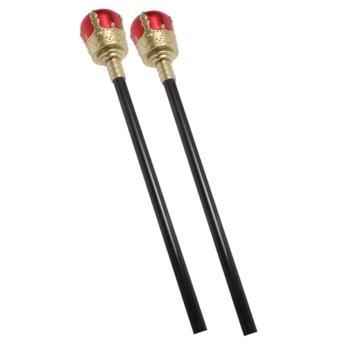 Milisten 2stücke Zauberstab Scepter Für Halloween-kostüme Magische Requisiten Für Rollenspiele Für Partys Und Cosplay Goldenes Design von Milisten