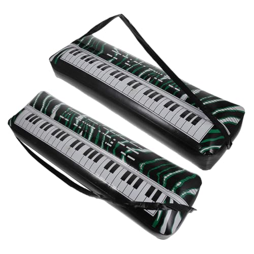 Milisten 2 Stück aufblasbare elektronische Tastatur Requisiten für die Fotokabine Party-Requisite Klavier -Tastatur für aufblasbare Karnevalspreise aufblasbare Trompete Tanzparty PVC Milisten 2 Stück aufblasbare elektronische Tastatur Requisiten für die Fotokabine Party-Requisite Klavier -Tastatur für aufblasbare Karnevalspreise aufblasbare Trompete Tanzparty PVC von Milisten