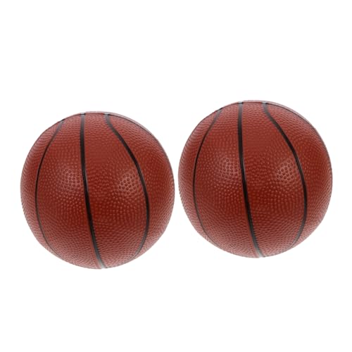 Milisten 2 Stück aufblasbarer Ball für kinderspielzeug pufferball spielsachen Toys Basketballspielzeug aufblasen aufblasbares Basketballspielzeug PVC Brown von Milisten
