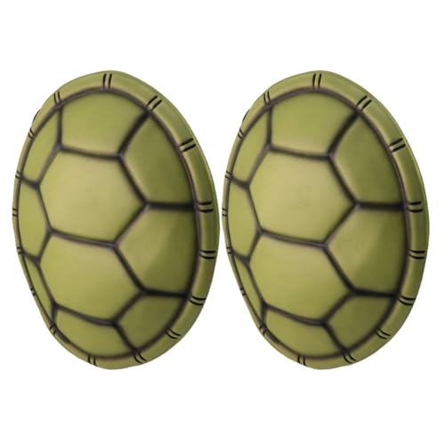 Milisten 2 Stücke Halloween Kostüm Schildkrötenpanzer für Tragbare Eva Turtle Shell Verkleidung für Rollenspiele Kostümpartys und Fotoshootings von Milisten