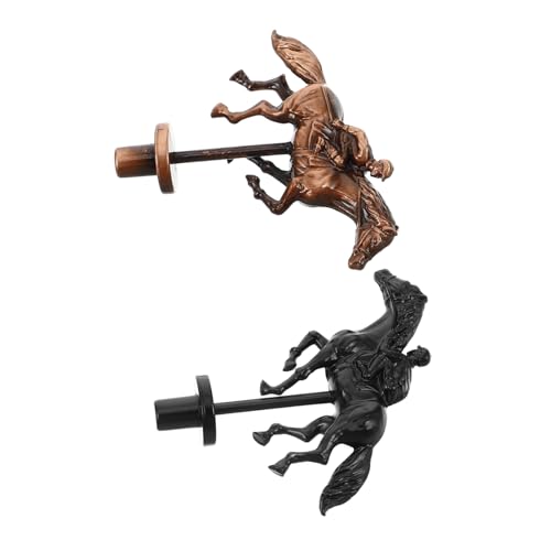 Milisten 2 Stücke Horse Racing Schach Stück Horse Racing Horse Racing Brettspiel Statue Horse Racing Spiele Legierung von Milisten