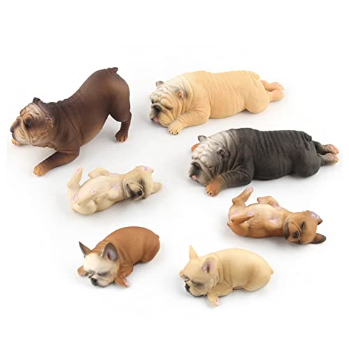 Milisten 2 Stücke Kunststoff Hunde Modelle Realistisches Simulation für Dekoration für Zuhause Büro Auto Mini Bulldogge Figuren mit Feiner Verarbeitung Milisten 2 Stücke Kunststoff Hunde Modelle Realistisches Simulation für Dekoration für Zuhause Büro Auto Mini Bulldogge Figuren mit Feiner Verarbeitung von Milisten