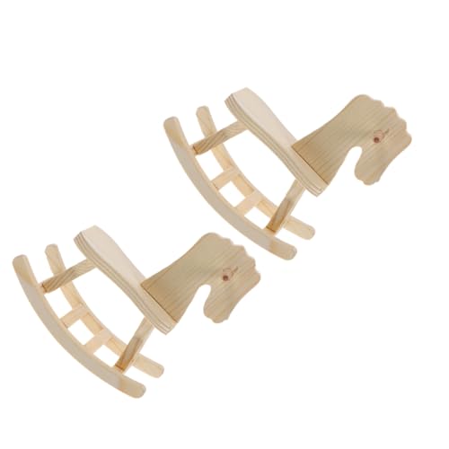 Milisten 2 Stücke Montagemodellspielzeug Schaukelpferd Bausatz Bauen Mini für Holzpuzzle Tischdekoration Holzbausätze für hölzern Khaki Milisten 2 Stücke Montagemodellspielzeug Schaukelpferd Bausatz Bauen Mini für Holzpuzzle Tischdekoration Holzbausätze für hölzern Khaki von Milisten