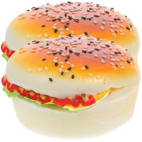 Milisten 2 Stücke Simulation Hamburger Hamburger Prop Simulation Burger Modelle Fotografie Requisiten Pu Milisten 2 Stücke Simulation Hamburger Hamburger Prop Simulation Burger Modelle Fotografie Requisiten Pu von Milisten