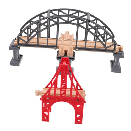 Milisten 2 Stücke Zug Track Brücke Zug Eisenbahn Zubehör Holz Milisten 2 Stücke Zug Track Brücke Zug Eisenbahn Zubehör Holz von Milisten