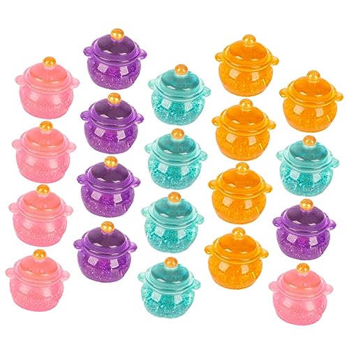 Milisten 20 Stück Aus Einem Topf Mit Pailletten Mini- -miniaturtöpfe Mini-kochgeschirr Für Die Küche Dekorative Simulationstöpfe Küche Miniherde Miniatur- Mini-Topf Harz Milisten 20 Stück Aus Einem Topf Mit Pailletten Mini- -miniaturtöpfe Mini-kochgeschirr Für Die Küche Dekorative Simulationstöpfe Küche Miniherde Miniatur- Mini-Topf Harz von Milisten