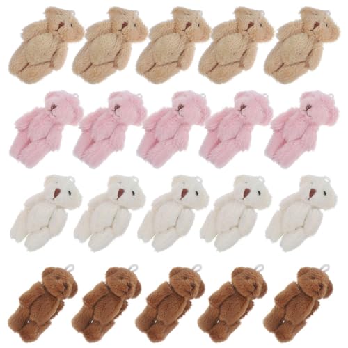 Milisten 20 Stück Ausgestopfte Bärenpuppe Kawaii-bär Mini -Tiere Partygeschenke Tragen Mini -klauenmaschine Kuscheltiere Masse Miniaturen-Zeug Bärenbeutel Charme Stofftier Masse Plüsch Milisten 20 Stück Ausgestopfte Bärenpuppe Kawaii-bär Mini -Tiere Partygeschenke Tragen Mini -klauenmaschine Kuscheltiere Masse Miniaturen-Zeug Bärenbeutel Charme Stofftier Masse Plüsch von Milisten