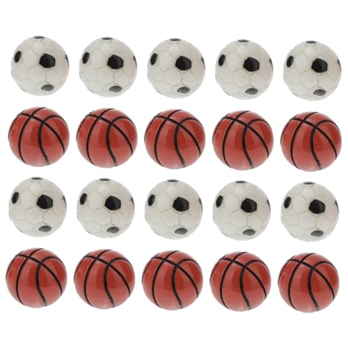 Milisten 20 Stück Fußball-Basketball-Modell Miniatur Puppe simulierte Fußballdekore Mini-Basketball-Dekore kleine Basketbälle Fußball Mini Mini-Sportbälle Mini-Haussportbälle Harz Milisten 20 Stück Fußball-Basketball-Modell Miniatur Puppe simulierte Fußballdekore Mini-Basketball-Dekore kleine Basketbälle Fußball Mini Mini-Sportbälle Mini-Haussportbälle Harz von Milisten