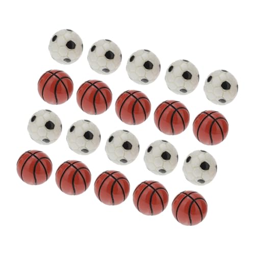 Milisten 20 Stück Fußball-Basketball-Modell Puppenhaus Miniatur kinderspielzeug Dollhouse Accessories детские игрушки Mini-Sportball-Requisiten Mini-Hausfußball Harz Milisten 20 Stück Fußball-Basketball-Modell Puppenhaus Miniatur kinderspielzeug Dollhouse Accessories детские игрушки Mini-Sportball-Requisiten Mini-Hausfußball Harz von Milisten