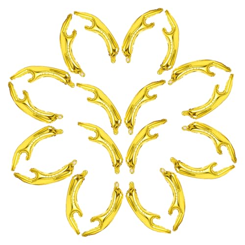 Milisten 20 Stück Goldene Rentier-horn Folienballons Schnelle Aufblasbarkeit Einzigartiges Geweih-design Festliche Weihnachtsdeko für Party und Fotos Einfache Montage für Festliche Milisten 20 Stück Goldene Rentier-horn Folienballons Schnelle Aufblasbarkeit Einzigartiges Geweih-design Festliche Weihnachtsdeko für Party und Fotos Einfache Montage für Festliche von Milisten