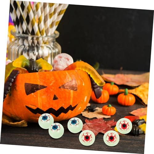 Milisten 20 Stück Halloween Augäpfel Kunststoff mit Leuchtendem Blutader Design Gruselige Partydeko Umweltfreundlich für Halloween Partys und Scherzartikel Milisten 20 Stück Halloween Augäpfel Kunststoff mit Leuchtendem Blutader Design Gruselige Partydeko Umweltfreundlich für Halloween Partys und Scherzartikel von Milisten