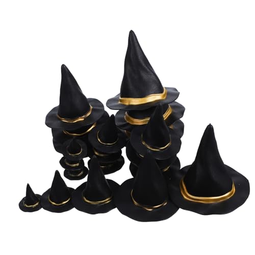 Milisten 20 Stück Halloween Ornamente Halloween Dekorationen Hexen Topper Für Den Innenbereich Mini Hüte Dekoratives Puppenhaus Winzige Süße Rustikale Hut Dekoration Hut Charms von Milisten