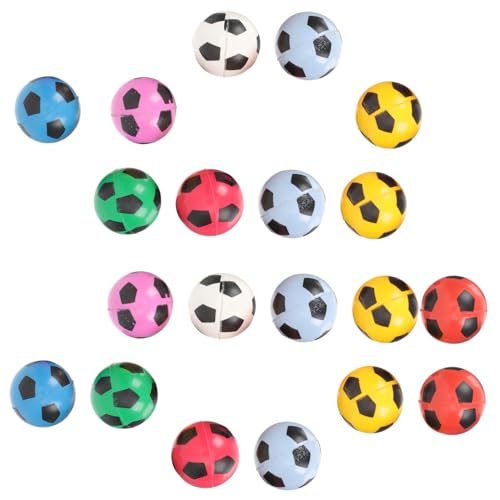 Milisten 20 Stück Hüpfender Ball Bounce-Bälle in loser Schüttung Fußball Hüpfbälle farbige Gummibälle Hüpfbälle für in großen Mengen Bälle hüpfen Synthesekautschuk Zufällige Farbe Milisten 20 Stück Hüpfender Ball Bounce-Bälle in loser Schüttung Fußball Hüpfbälle farbige Gummibälle Hüpfbälle für in großen Mengen Bälle hüpfen Synthesekautschuk Zufällige Farbe von Milisten