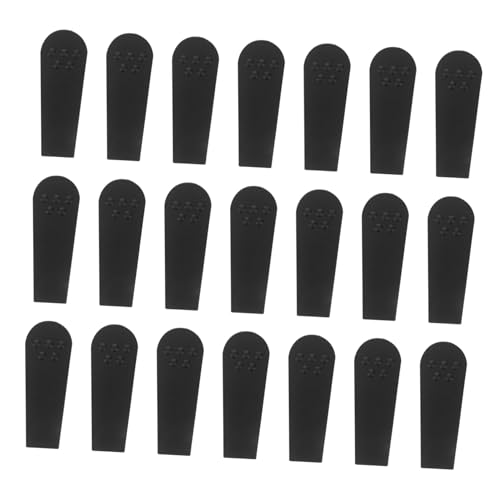Milisten 20 Stück Krallenclip-gummiabdeckung Klauenmaschinengreifer Klein Für Klauenmaschinengriff Griffe Aus Verkaufsautomaten Party Teile Pfote Ärmel Black Plastik von Milisten