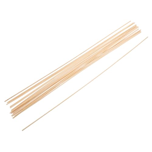 Milisten 20 Stück Machen Sie Bambusstreifen mit Drachen Holzstäbe zum Basteln Kinderkitkits Kite -Baugruppenmaterialien Bambussticks für die Kite -Handwerkung Beige von Milisten