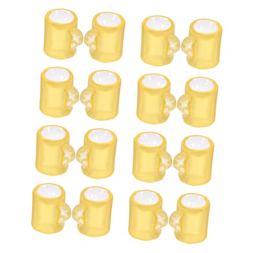 Milisten 20 Stück Mini-Bierkrug Puppenhaus-Miniatur-Szenenmodell Miniatur-Dekorationen Puppenhauszubehör Puppenhaus-Küchenzeug- Küchenzubehör für Puppenstuben Mini-Becher Harz Gelb Milisten 20 Stück Mini-Bierkrug Puppenhaus-Miniatur-Szenenmodell Miniatur-Dekorationen Puppenhauszubehör Puppenhaus-Küchenzeug- Küchenzubehör für Puppenstuben Mini-Becher Harz Gelb von Milisten