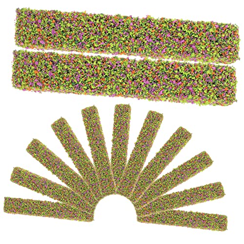 Milisten 20 Stück Mini-Blumenbusch-Dekoration Miniatur-Vegetationslandschaft Mini-Fake-Pflanze Mikrolandschaft Ornament Modellbau Landschaft künstliche Pflanzen mini Pflanzen Blumenstrauch von Milisten