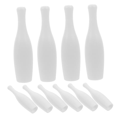 Milisten 20 Stück Mini-Bowling Teile Für Schreibtisch-bowlingspiele Desktop-Bowling-zubehör Ersatz Für Bowlingspiele Tischspiel-bowlingkugeln Winzige Bowlingspielbälle Weiß Die Hüften von Milisten