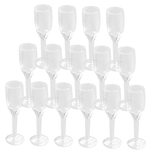 Milisten 20 Stück Mini -Cocktailglas süße Tassen Dollhouse Dekorationen Puppenhaus-Miniatur-Szenenmodell aus Glas Mini- Puppenhauszubehör Minibehälter Plastik Transparent Milisten 20 Stück Mini -Cocktailglas süße Tassen Dollhouse Dekorationen Puppenhaus-Miniatur-Szenenmodell aus Glas Mini- Puppenhauszubehör Minibehälter Plastik Transparent von Milisten