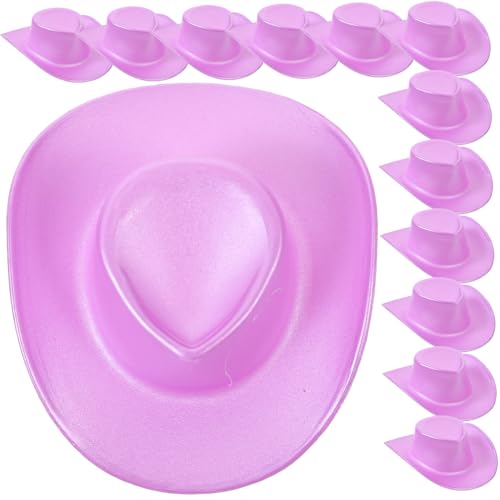 Milisten 20 Stück Mini Cowboyhüte Party Cowboyhüte Mini Cowgirlhüte Für Kleine Mädchen Mini Puppenhüte Mini Hüte Cowgirlhut Strohhut Im Cowboy Stil Puppenhut Modell Cowgirlhüte von Milisten