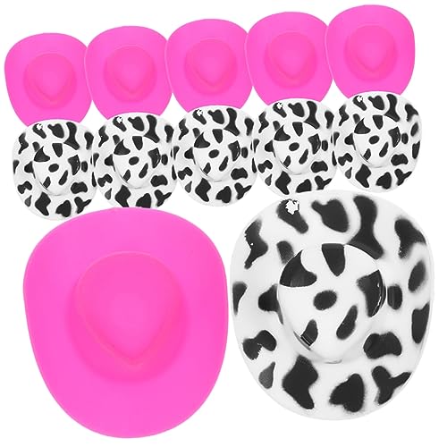 Milisten 20 Stück Mini Cowboyhut Kuhmädchenhut Winziger Kleiderhut Verschiedene Puppenhüte Minihut Party Strohhut Kleine Cowgirlhüte Miniatur Mini Puppenhüte Kleine Hüte Für von Milisten